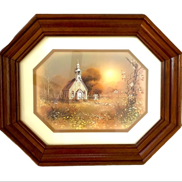 SOLD !!!! VINTAGE HOME INTERIORS WALL ART - Picture 6 of 6